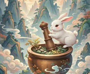 Read more about the article 民間故事：玉兔搗藥